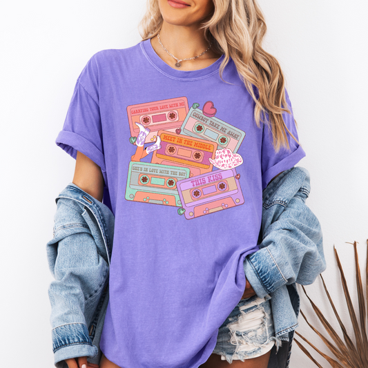 90's Country Cassette Tapes in Violet