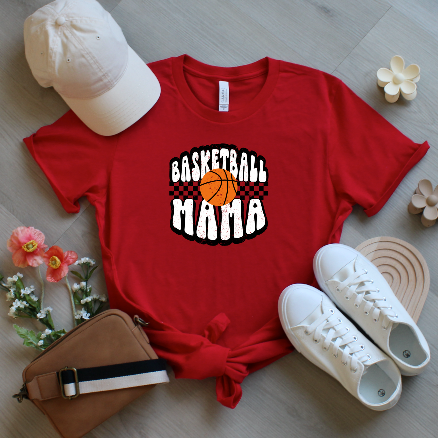 Basketball Mama on Red