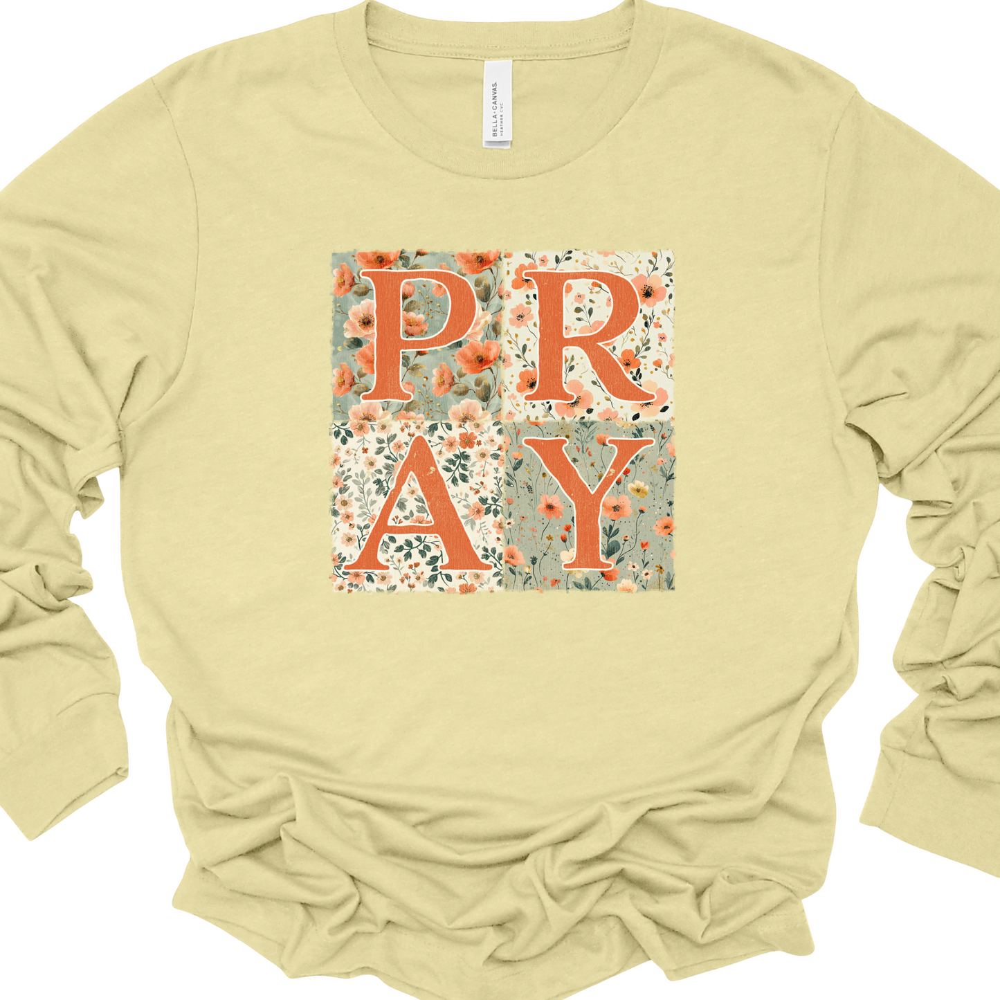 PRAY Floral Tee