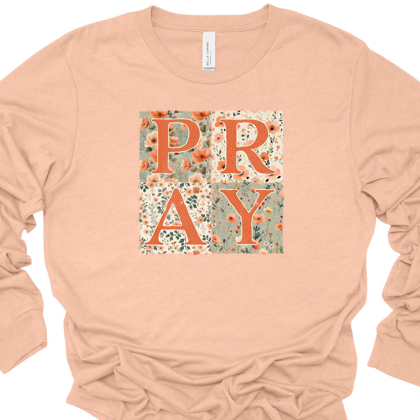 PRAY Floral Tee